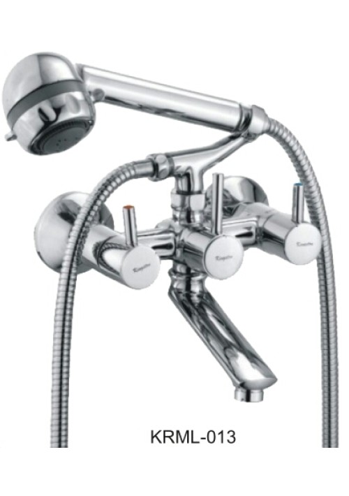 ROSA M/L SERIES / WALL MIXER WITH CRUTCH & TELE. SHOWER